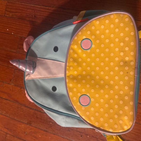 Skip hop Unicorn Kids Backpack - Blue and Yellow - Picture 7 of 7